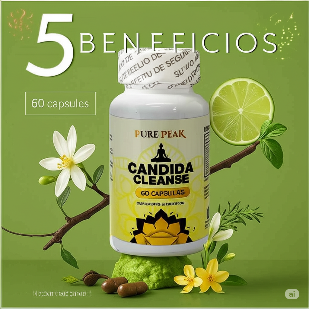 Candida Cleanse – Detox Natural para Eliminar Hongos, Hinchazón y Fatiga